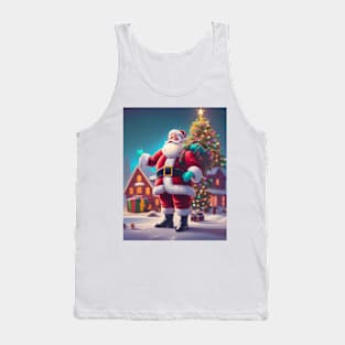 Christmas Santa Tank Top